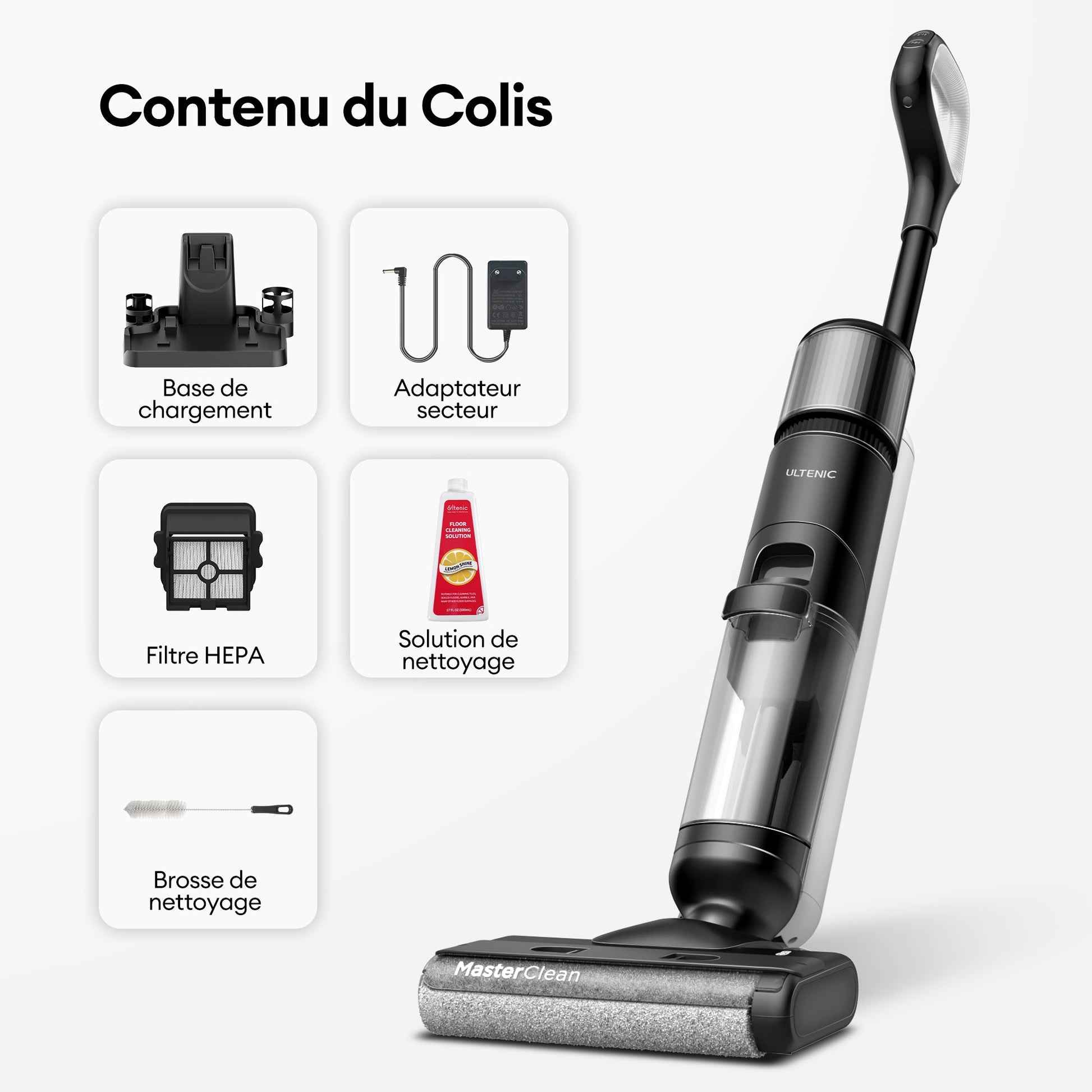 Ultenic AC1 Elite Aspirateur Laveur Sans Fil